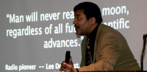 Neil deGrasse Tyson at the 2006 ISDC